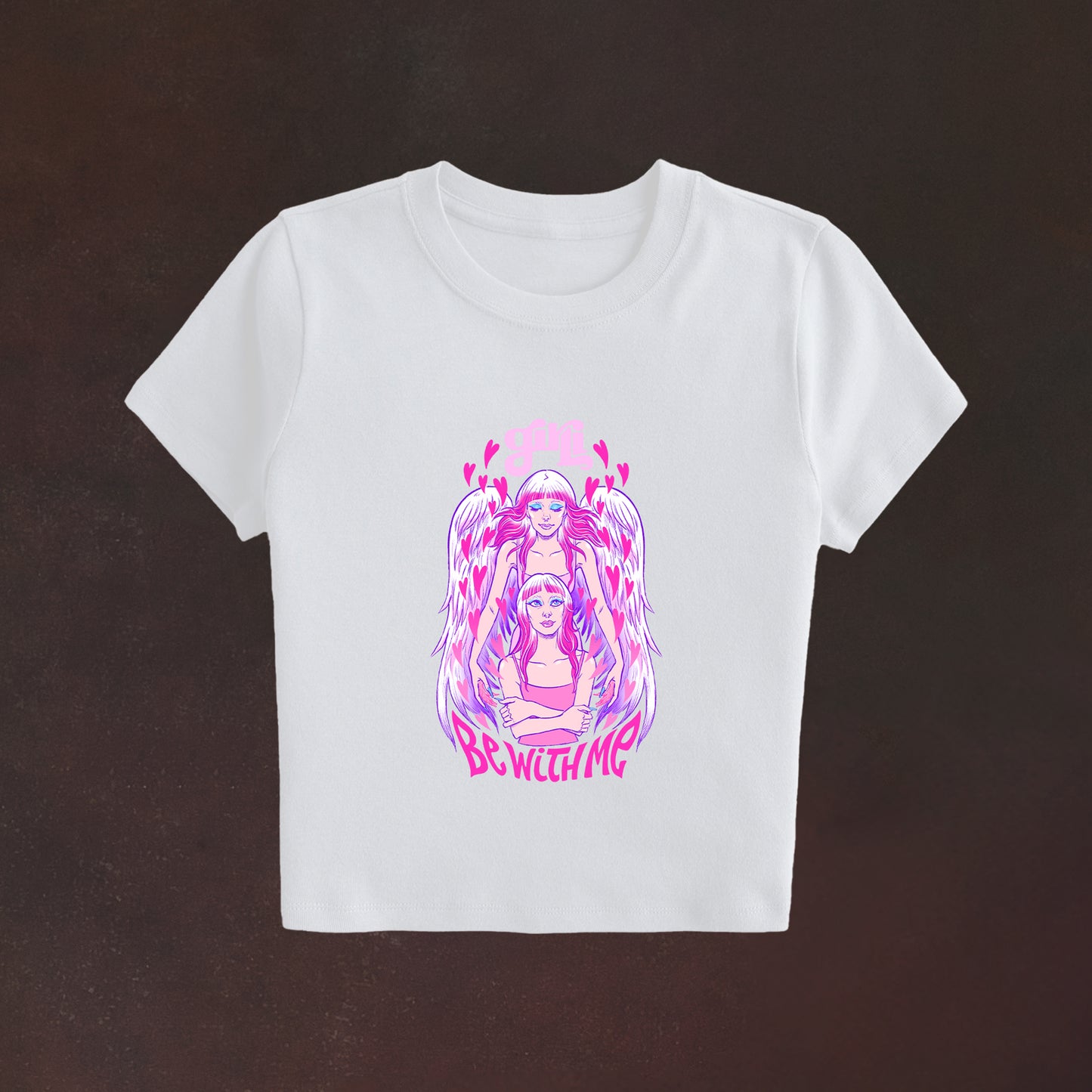 be with me - crop tee
