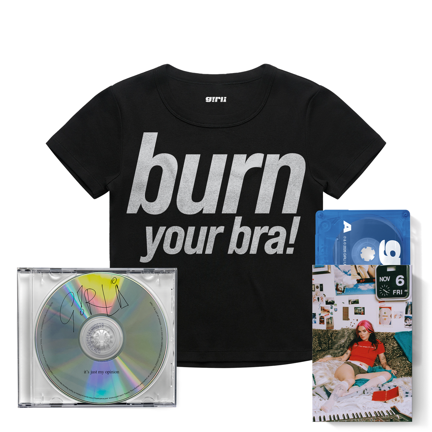 Cassette + ‘Better Undressed’ Ltd. CD + T-Shirt