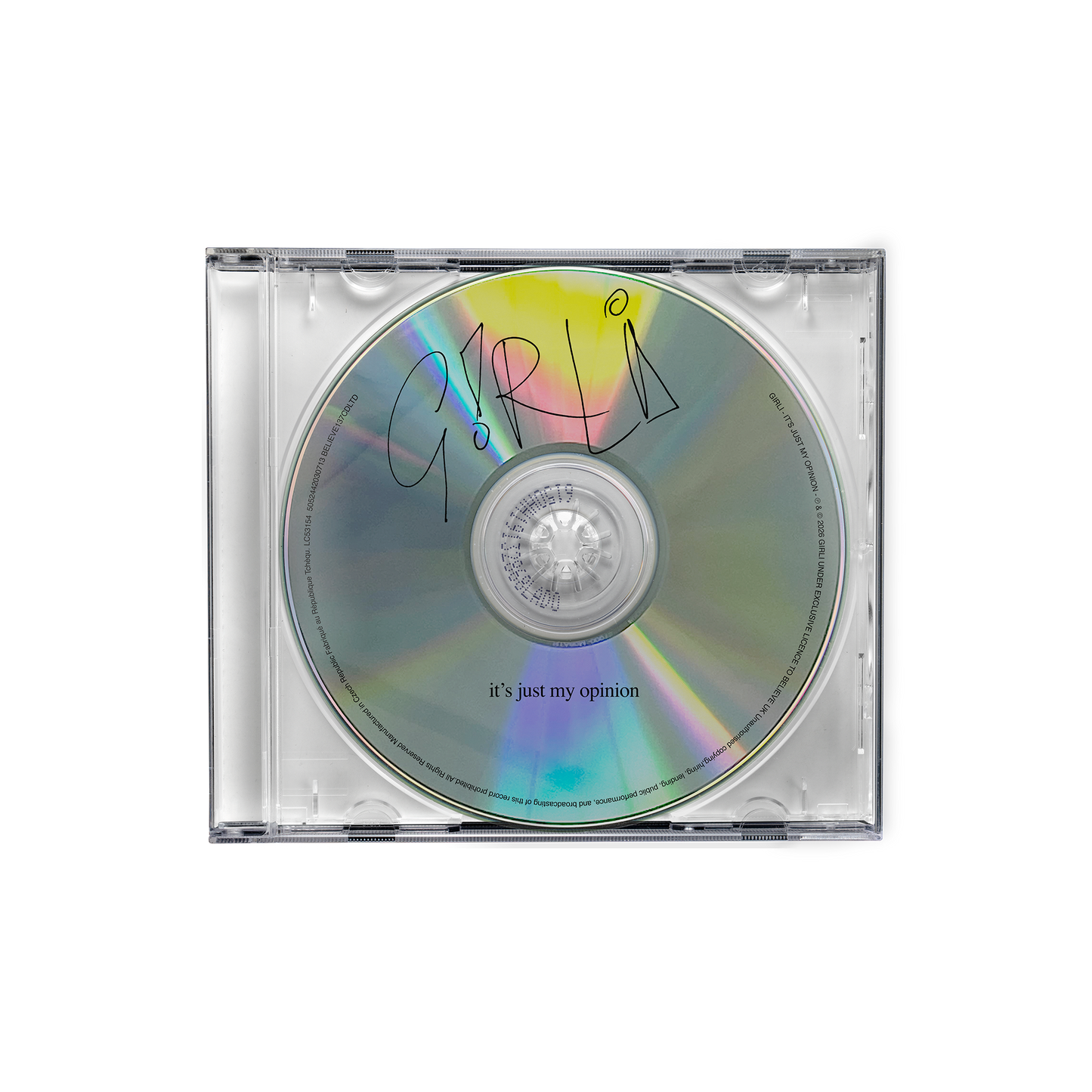 it's just my opinion - ‘Better Undressed’ Ltd. Signed CD
