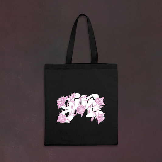 flower logo - tote bag